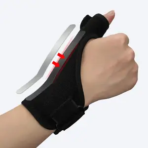 B & M医用CMC拇指关节稳定支架夜间睡眠稳定器骨折钢腕部支架拇指固定器夹板