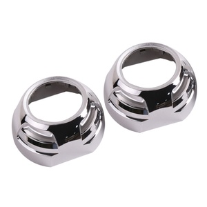 Sanvi 3 Inch Chrome Color LED Projector Lens Kits Car Light Parts Shrouds Cover for Auto Lighting Accessories Part - Product Image 2