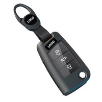Étui de clé de voiture en alliage de zinc pour Volkswagen Sagittarius, Touguan I, Lavida Plus, Tuyue, Golf 7, Polo, Bora, Business Wind