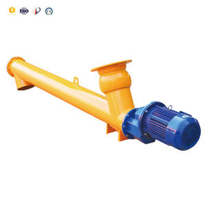 Convoyeur à vis granulaire de mortier sec de ciment de convoyeur de vis d'usine pour le convoyeur à vis horizontal de sable sans arbre de ciment - Product Image 4