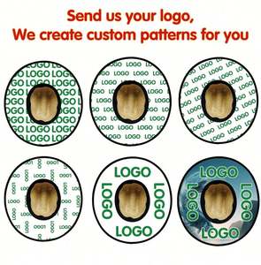 Sombrero de Paja Natural Personalizado para Mujer, Estampado Polinesio, Ala Ancha, para Surf, Salvavidas, Playa, Pesca, Viajes, Casual - Product Image 2