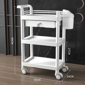 Beauty <b>Cart</b> Beauty Salon Special Mobile Hand Push Storage Rack Plastic Surgery and Nursing Equipment Medical <b>Tool</b> <b>Cart</b> - Product Image 1
