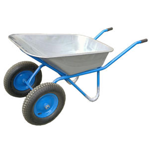 Agrarische bouwplaatskar met metaal en kunststof materialen, sterk draagvermogen, verdikte frame, <span class=keywords><strong>2</strong></span>-wiel ontwerp - Product Image 1