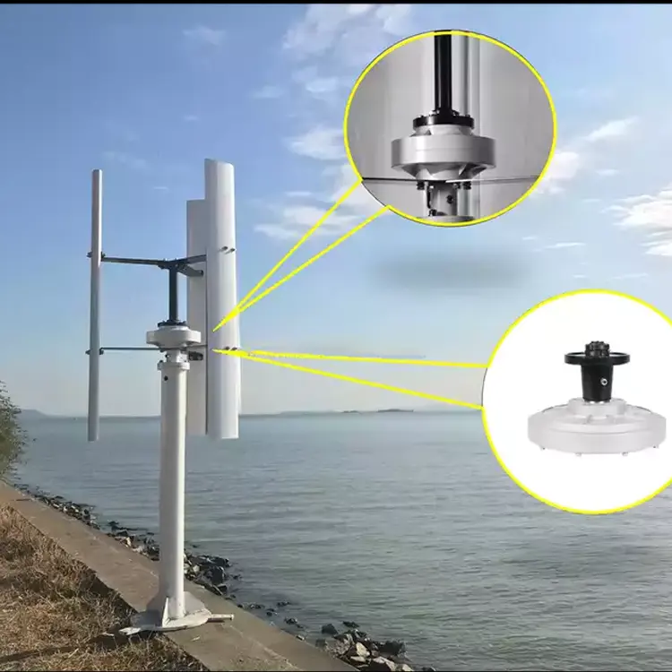 High Efficiency Windmill 3KW 5KW 10KW 15KW Vertical Axis Wind Turbine Generator 96v 120V 220V Off/ON Grid System for Home Use