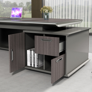 Meuble de bureau en bois de luxe personnalisé, classeur à panneaux, rangement moderne multifonctionnel convertible pour bureau à domicile et école - Product Image 4