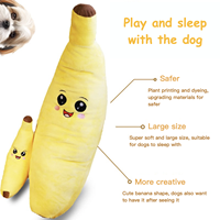 Jouet à mâcher pour chien en peluche, écologique, couineur, résistant aux morsures, pour petits et grands chiens, motifs carotte, banane, lapin blanc, bonbon crémeux