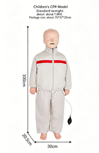 Maniquí Estándar para Entrenamiento de RCP Infantil con Compresión Torácica y Respiración Artificial para Educación Médica - Product Image 2