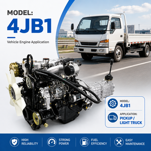 Motore <span class=keywords><strong>Diesel</strong></span> SCDC Originale 2.8L 4JB1 ad Aspirazione Naturale a Iniezione Diretta con Cambio 2WD e Compressore d'Aria <span class=keywords><strong>per</strong></span> Pickup - Product Image 2