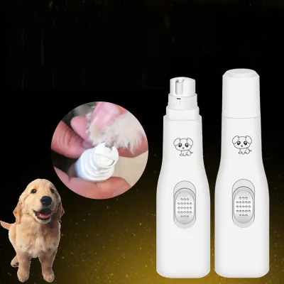 Portable Battery Dog Cat Care Grooming Pet Nail Grinder Trimmer Pets Paws Nail Cutter Painless Polishing Tools