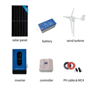Sistema Completo de Generación de Energía Eólica y Solar Híbrida Vertical de 10kw - Product Image 2