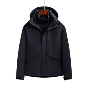 เสื้อโค้ทกีฬาสำหรับผู้ชายเสื้อแจ็กเก็ตกันน้ำกันลมใส่สบายเป็นที่นิยมออกแบบโลโก้ได้ตามต้องการ - Product Image 1