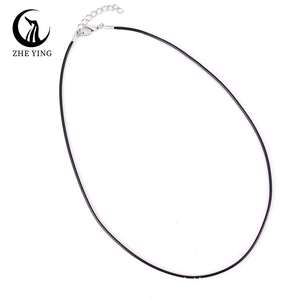 1 saco = 500 pcs coreano encerado fio diâmetro: 1.5mm corda colar com lagosta fecho corda de couro para pingente encerado fio - Product Image 5