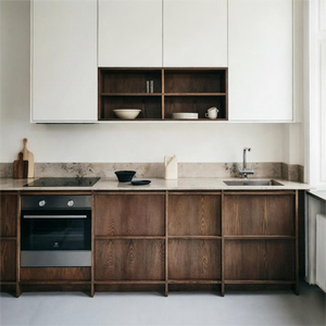 Ensembles de meubles de <span class=keywords><strong>cuisine</strong></span> LB Shaker en panneaux de particules, design de cuisines complètes avec cadres encastrés - Product Image 6