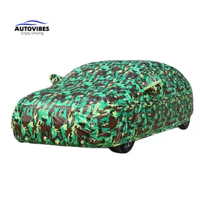 Aluminum foil CORDURA Oxford Cotton plush thickening Car Cover Sun Shade Car Sunroof Cover Car Cover Waterproof Fabric