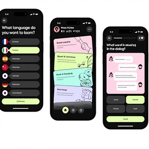 Application mobile d'apprentissage des langues Wise Hustlers pour MAC, apprenez de nouveaux langages, cours interactifs, quiz, suivi des progrès - Product Image 1