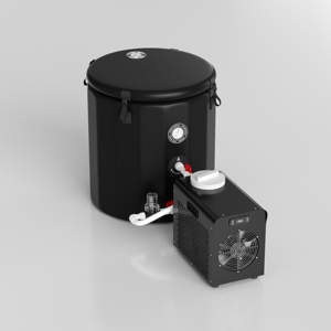 ICEGALAX Icebath <span class=keywords><strong>SPA</strong></span> Baignoire Thérapie par l'eau glacée Récupération Pod Bain de glace <span class=keywords><strong>gonflable</strong></span> Baignoire plongeante froide - Product Image 1