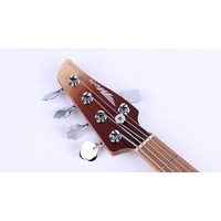 MOLLO PB-770 Bass Elektrik 4 Senar Pickup JJ Leher & Fretboard Kayu Maple Kanada Bridge Tetap Senar D'Addario Termasuk Tas Gig