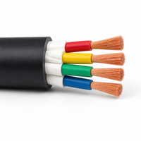 Câble YVF robuste 4 conducteurs 0,6/1 kV, excellente résistance à l'huile pour les applications de palans et de machines industrielles mobiles 4*120