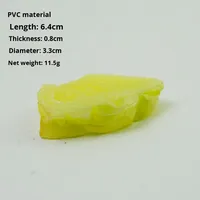 Faux tranches de fruits Tranches de citron Tranches de pastèque Tranches de cerise Décoration Photographie Accessoires de fruits Haute simulation PVC/Plastique Fruits