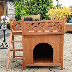 SDD001, gran venta de perrera cálida de madera extraíble para perros, casa para mascotas, cueva con escaleras para gatos pequeños y medianos, perros - Product Image 1
