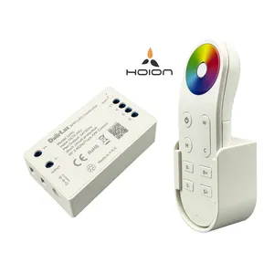 Controlador inteligente de tira LED con WIFI, controlador remoto controlado por aplicación TUYA, Alexa y Google, RGB, D015, RFBT02