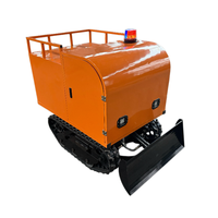 Porte-chargeurs certifié CE, benne basculante électrique à double moteur tout-terrain 500-2000 kg pour la récolte en verger, le déblaiement de sable de rivière