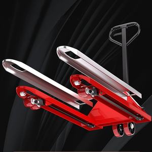 Kleiner und einfacher manueller hydraulischer gabelstapler-anhänger für den behandeln von bodenvieh, <span class=keywords><strong>2</strong></span> tonnen <span class=keywords><strong>3</strong></span>/5 tonnen hubwagen, leichter liftin - Product Image 4