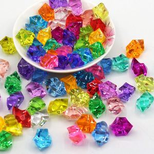 Grava Acrílica Transparente para Acuarios, Cubos de Hielo de Plástico, Gemas para Decoración de Peceras, Accesorios para Paisajismo de Acuarios - Product Image 4