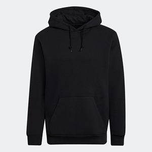 <b>Men's</b> Hooded Fleece Sweatshirt Solid Color Casual Regular Fit Olive Green Cotton <b>Pullover</b> with Pocket Autumn - Product Image 2