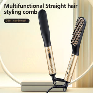 Alisador de <span class=keywords><strong>barba</strong></span> de etiqueta privada personalizado, rizador caliente, peine calentado, voluminizador, eléctrico, de cerámica, para hombres, alisador de <span class=keywords><strong>barba</strong></span>, peine eléctrico - Product Image 2