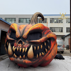 Calabaza Inflable Gigante para Publicidad |   Cerdo silvestre inflable con colmillos como accesorio de Halloween - Product Image 3