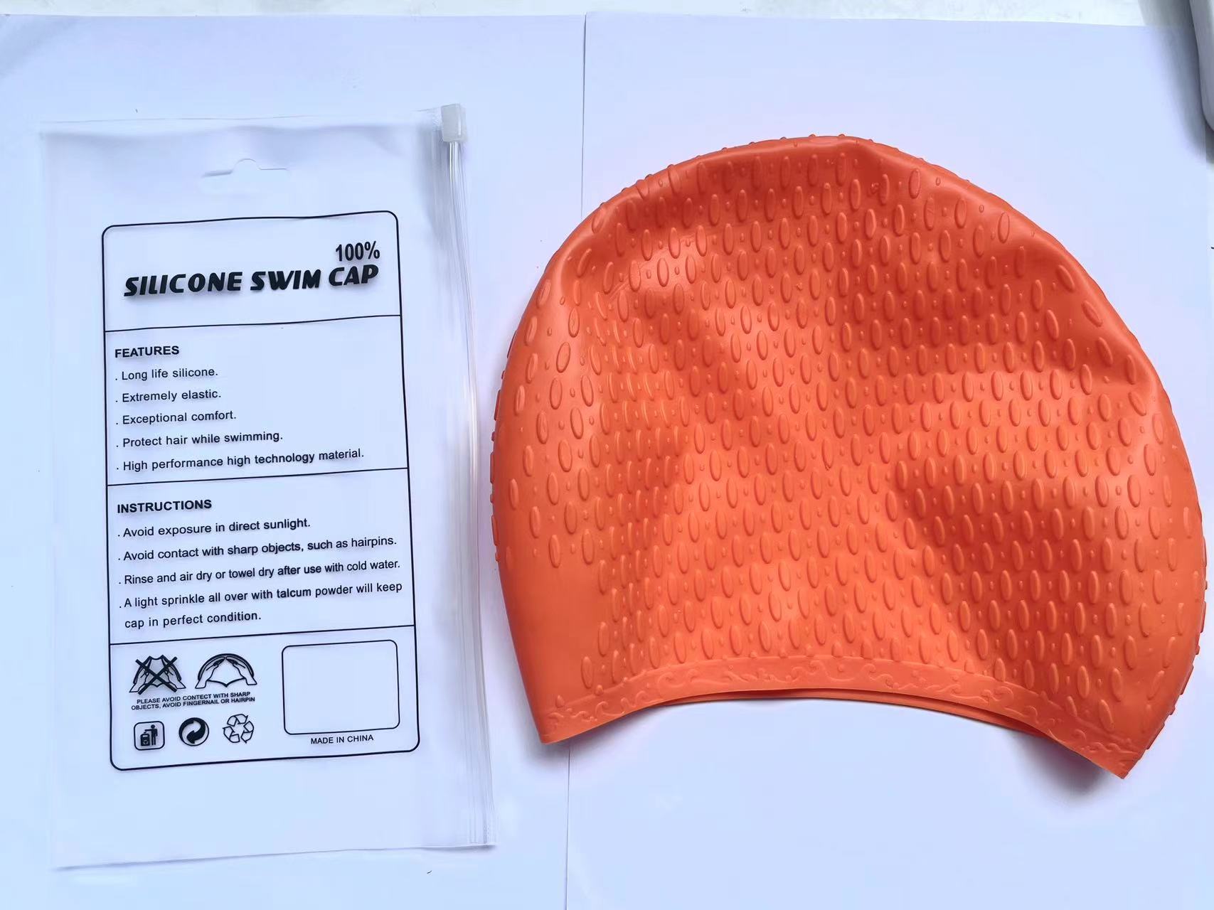 Bouchon goutte d'eau orange - Emballage soigné en sachet zippé.