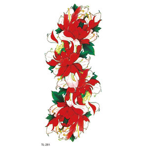 BXTAT rose TL277-TL282 Penny rosa Petunia trasferimento acqua <span class=keywords><strong>temporaneo</strong></span> del <span class=keywords><strong>tatuaggio</strong></span> adesivi carta bianca <span class=keywords><strong>stampa</strong></span> per l'applicazione del corpo - Product Image 5