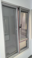 Ventanas de PVC de Doble Vidrio con Certificación AS2047/AS2208, Estándar Australiano, Resistentes a Huracanes, Estilo Francés, para Casa