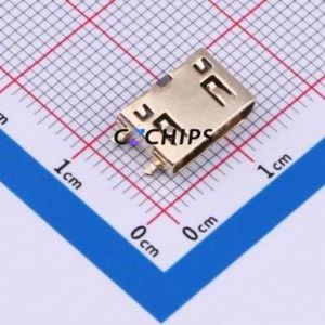 KH-HDMI-0002 HDMI Connector SMD Connector ( Connector Type: HDMI-C )( Gender: Female )( Total Number of PINs: 19P ) - Product Image 1