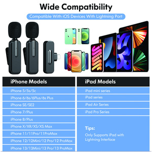 <b>Plug</b> Play Wireless Lapel Microphones 1 Drag 2 Handheld Lavalier Microphone for Teaching Interview Streaming Vlog - Product Image 4