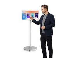 Pantalla Portátil Inteligente Dreams Link de 21.5 Pulgadas con Retroiluminación LED, Android 13, 1080P, Batería, TV Móvil, Monitor Táctil con Cámara para Hogar, Dormitorio y Gimnasio