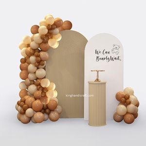 Nuevo Pedestal de Exhibición de Madera Moderno y Elegante para Eventos |   Soporte de Decoración para Mesa de Pastel y Arreglos Florales - Product Image 4