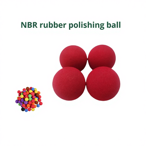 Bola Penggiling Busa Karet NBR Elastis Tinggi Merah untuk Anak-Anak, Spons Senyap untuk Latihan Poles, Anti-Guncangan, Dekoratif, Pemotongan Khusus - Product Image 3