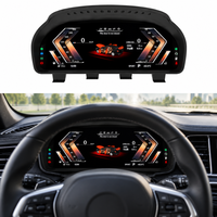 Untuk Seri 5 Seri 7 F10 F01 F02 F03 F04 LCD Dashboard Digital Cluster Monitor Layar Anti Silau Kit Instrumen Elektrik Otomatis