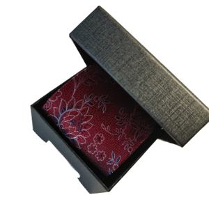 Schlussverkauf Krawattenbox Geschenk kleine Größe schwarzes Fenster Visuelle Schachtel - Product Image 5