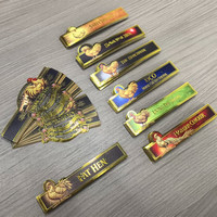 Étiquette personnalisée anti-contrefaçon avec impression dorée et hologramme pour anneau de cigare