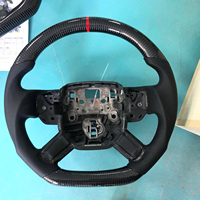 Volant de direction en cuir de performance en fibre de carbone modifié pour Discovery Evoque Sport Pulse Defender avec LAND ROVER