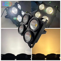 Projecteurs de scène LED COB RGBW 4x100W, matrice de lumières, blinder, stroboscope, lumière disco DMX512 pour DJ, club, bar, fête, mariage, spectacle