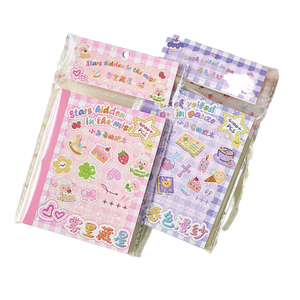 Mini Libro de Pegatinas Decorativas de 32 Hojas, Serie Little Nose Gag, Patrones Adorables para Decoración Navideña, Manualidades Infantiles, Uñas - Product Image 1