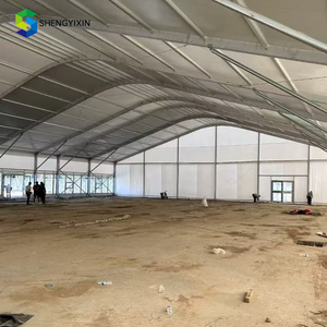 Ngoài trời sang trọng lớn màu trắng nhôm kho marquee PVC mái không thấm nước khung triển lãm lưu trữ Lều tiệc cưới lều - Product Image 4