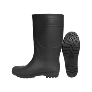 New Hoang Dã phụ nữ thời trang đen wellies mưa không thấm nước khởi động mưa khởi động cho cô gái wellies với giày cao gót