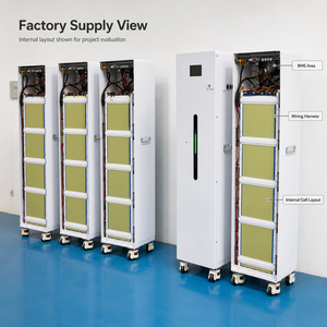 แบตเตอรี่ลิเธียมไอรอนฟอสเฟต 51.2V, แบตเตอรี่เก็บพลังงานแสงอาทิตย์แบบตั้งพื้นสำหรับสำรองไฟบ้านและใช้งานแบบออฟกริด - Product Image 6