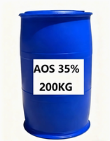 Dispersant de savon au calcium supérieur AOS 35 % liquide, résistant aux eaux dures, pour les formulations de nettoyants ménagers