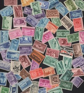 COLLECTEURS DE TIMBRES! Beau grand lot de 100 timbres-poste américains vintage - Tous les timbres sont neufs - Product Image 4